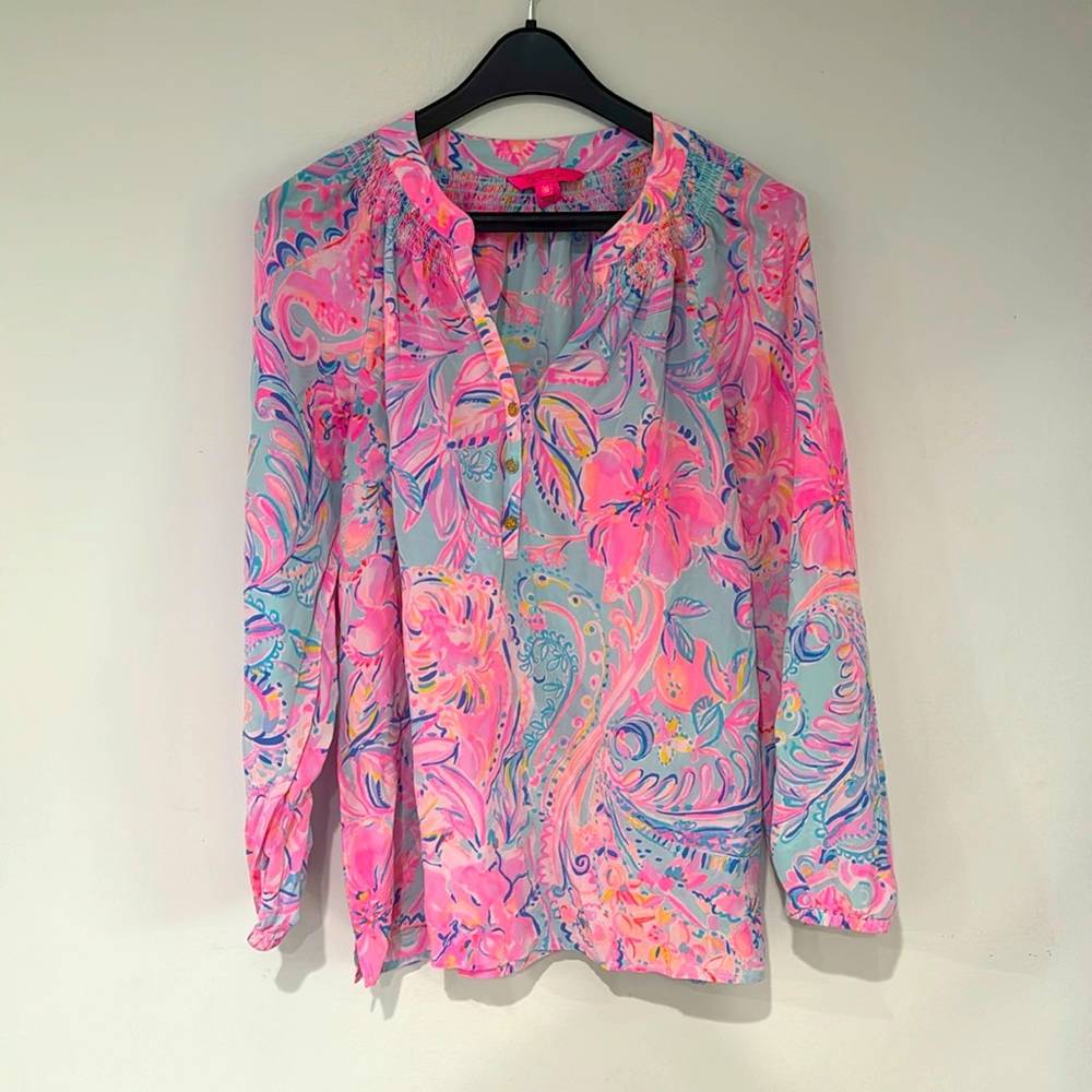 Lilly Pulitzer Silk Top